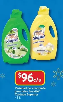 Oferta de Suavitel - Variedad De Suavizante Para Telas Cuidado Superior por $96 en Walmart