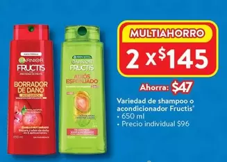 Oferta de Fructis - Variedad De Shampoo O Acondicionador en Walmart