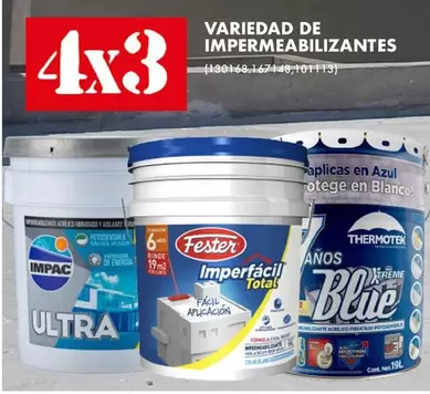 Oferta de Variedad De Impermeabilizantes en The Home Depot