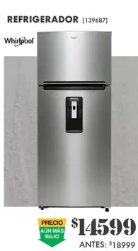 Oferta de Whirlpool - Refrigerador por $14599 en The Home Depot