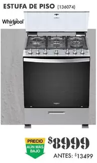 Oferta de Whirlpool - Estufa De Piso por $8999 en The Home Depot