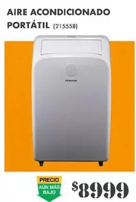 Oferta de Hisense - Aire Acondicionado Portátil por $8999 en The Home Depot