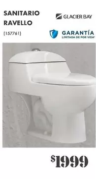 Oferta de Glacier Bay - Sanitario Ravello por $1999 en The Home Depot