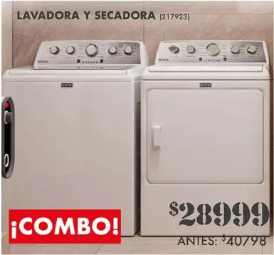 Oferta de Lavadora Y Secadora por $28999 en The Home Depot