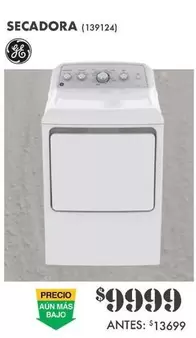 Oferta de GE - Secadora por $9999 en The Home Depot