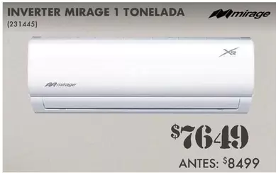 Oferta de Mirage - Inverter 1 Tonelada por $7649 en The Home Depot