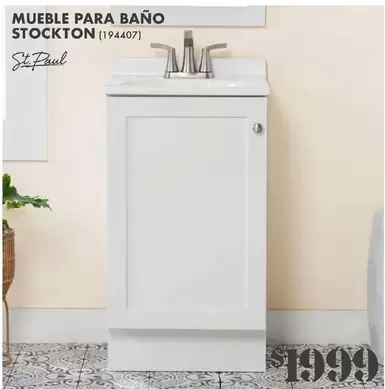 Oferta de St. Paul - Mueble Para Baño Stockton por $1999 en The Home Depot