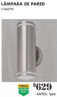 Oferta de Lámpara De Pared por $629 en The Home Depot