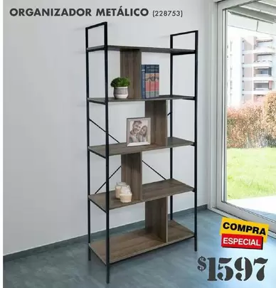 Oferta de Organizador Metalico por $1597 en The Home Depot