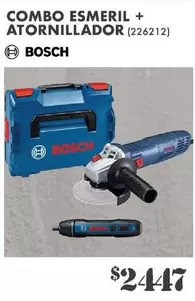 Oferta de Bosch - Combo Esmeril + Atornillador por $2447 en The Home Depot
