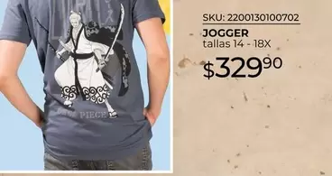 Oferta de Jogger por $329.9 en Del Sol