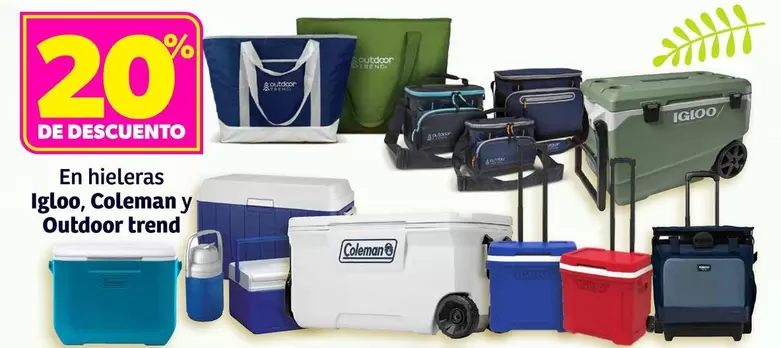 Oferta de Igloo - En Hieleras , Coleman Y Outdoor Trend en Soriana Híper