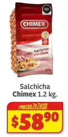 Oferta de Chimex - Salchicha por $58.9 en Soriana Híper