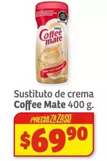 Oferta de Coffee-mate - Sustituto De Crema Coffee Mate 400 G por $69.9 en Soriana Híper