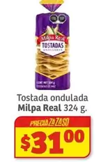 Oferta de Real - Tostada Ondulada Milpa por $31 en Soriana Híper