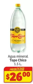 Oferta de Topo Chico - Agua Mineral por $26 en Soriana Híper