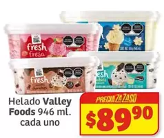 Oferta de Helado Foods por $89.9 en Soriana Híper