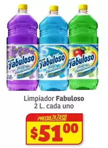 Oferta de Fabuloso - Limpiador por $51 en Soriana Híper