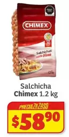 Oferta de Chimex - Salchicha por $58.9 en Soriana Híper