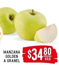 Oferta de Manzana -  Golden A Granel por $34.8 en Soriana Híper