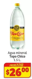 Oferta de Topo Chico - Agua Mineral por $26 en Soriana Súper