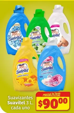 Oferta de Suavitel - Suavizantes por $90 en Soriana Súper