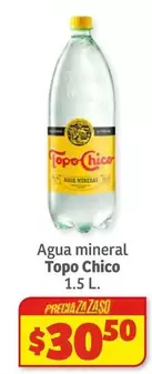 Oferta de Topo Chico - Agua Mineral por $30.5 en Soriana Súper