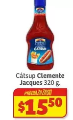 Oferta de Clemente Jacques - CÁTSUP CLEMENTE JCQUES 320 G. por $15.5 en Soriana Súper