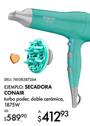 Oferta de Conair - Secadora por $412.93 en Woolworth