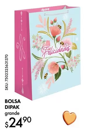 Oferta de Bolsa Dipak por $24.9 en Woolworth