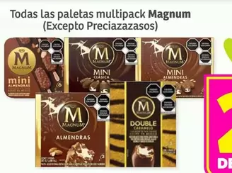Oferta de Magnum - Todas Las Paletas Multipack en Soriana Híper