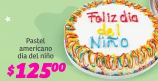 Oferta de Americano - Pastel  Dia Del Nino por $125 en Soriana Híper