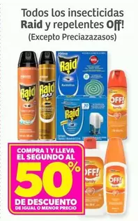 Oferta de Raid - Todos Los Insecticidas Repelentes en Soriana Híper