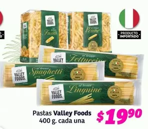 Oferta de Valley Foods - Pastas por $19.9 en Soriana Híper
