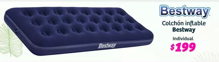 Oferta de Bestway - Colchón Inflable por $199 en Soriana Híper