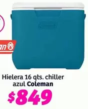 Oferta de Azul - Hielera 16 Qts. Chiller por $849 en Soriana Híper