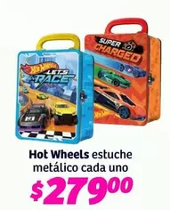 Oferta de Hot Wheels -  Estuche Metalico Cada Uno por $279 en Soriana Híper