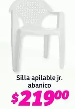 Oferta de Silla Apilable Jr. Abanico por $219 en Soriana Híper