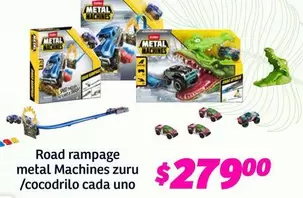Oferta de Road Rampage Metal Machines Zuru / Cocodrilo Cada Uno por $279 en Soriana Híper