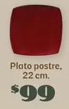 Oferta de Plato Postre por $99 en Soriana Híper