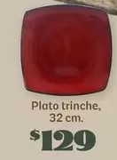 Oferta de Plato Trinche por $129 en Soriana Híper
