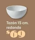 Oferta de Tazón 15 Cm. Redondo por $69 en Soriana Híper