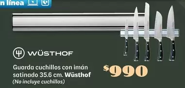 Oferta de Guarda Cuchillos Con Imún Satiado por $390 en Soriana Híper