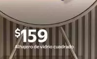 Oferta de Alhajero De Vidrio Cuadrado por $159 en Walmart