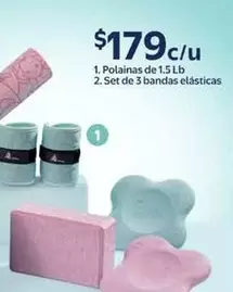 Oferta de Set De 3 Bandas Elásticas por $179 en Walmart