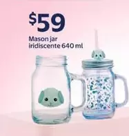 Oferta de Mason Jar Irdiscente por $59 en Walmart