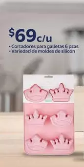 Oferta de Cortadores Para Galletas 6 Pzas por $69 en Walmart