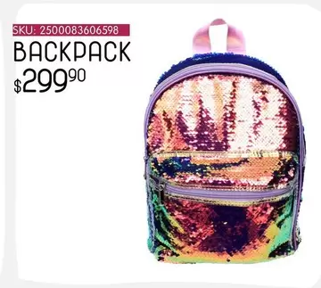 Oferta de Backpack por $299.9 en Woolworth