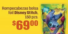 Oferta de Disney - Rompecabezas Bolsa Foil Stitch por $69 en Soriana Híper