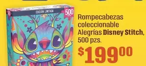 Oferta de Disney - Rompecabezas Coleccionable Alegrias Stirch por $199 en Soriana Híper